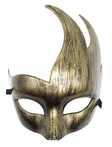 Coolwife Feather Masquerade Mask for Halloween and Cosplay
