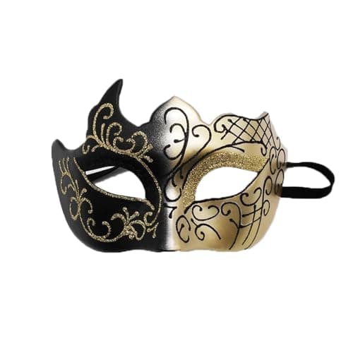 GIRCSS Couple's Venetian Mask for Halloween & Mardi Gras Party Ball Prom