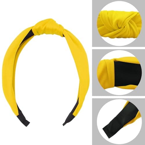 SIQUK Colorful 12 Pieces Knotted Hair Turband for Women - Versatile Fabric Headbands