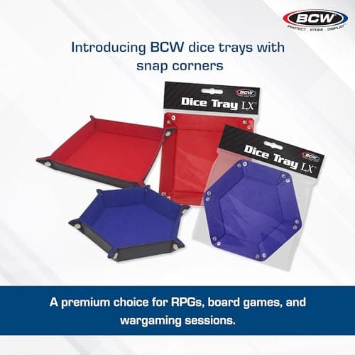BCW Green 7x7 Inch Dice Tray for Dungeons and Dragons