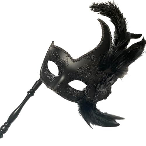 MasqStudio Brocade Lace Masquerade Mask for Mardi Gras & Parties