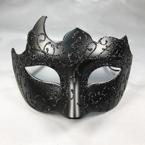 Yimianshou Masquerade Mask Set for Couples Mardi Gras & Venetian Party Halloween Costume Accessory
