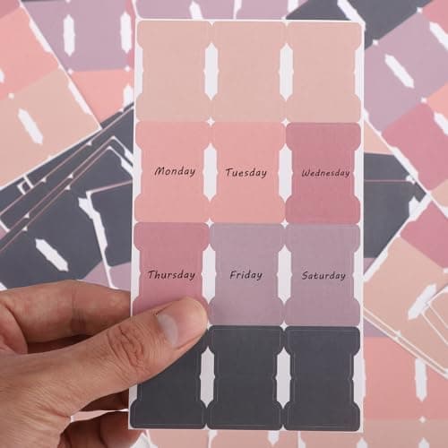 Blank Sunset 240 Piece Self-Adhesive Index Tabs for Labeling