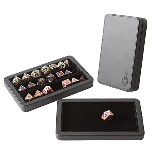 Forged Dice Co. Premium 3-Row Dice Case - Red