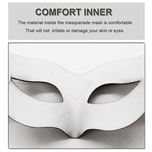 Cosmer Masquerade Mask for Couples Halloween Party 2Pack