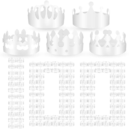 DIY Paper Crowns for Kids & Adults Party Celebration