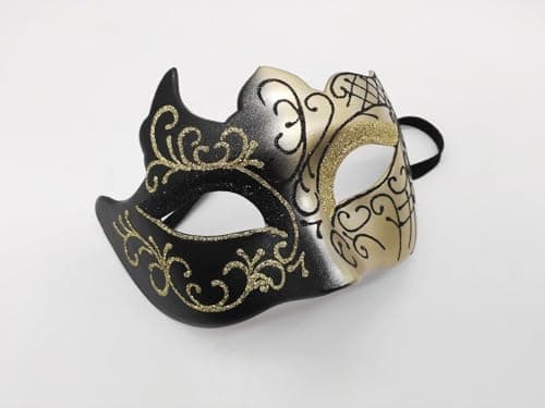 GIRCSS Couple's Venetian Mask for Halloween & Mardi Gras Party Ball Prom