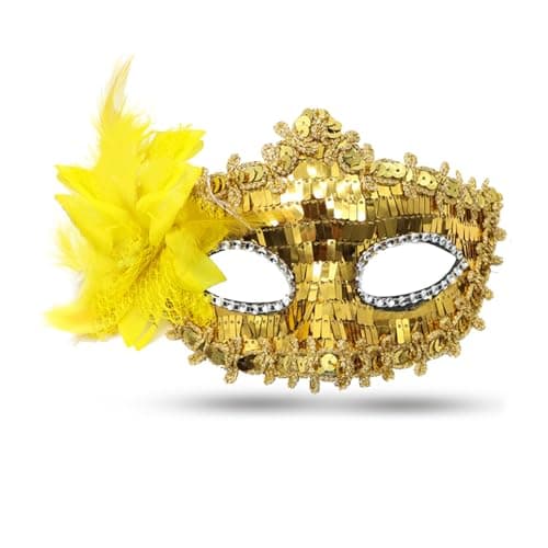 Men's & Women's Shiny Masquerade Masks for Halloween Party Prom