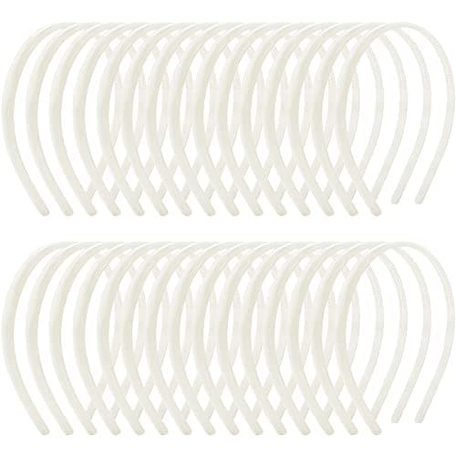 30 Piece Duufin Colorful Thin Plastic Headbands for Girls & Women