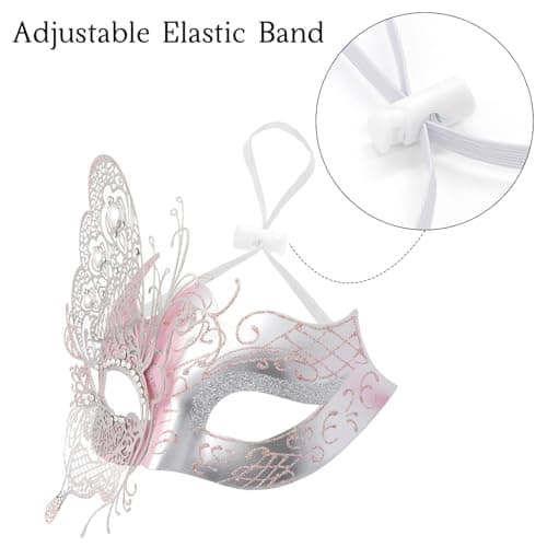 Coddsmz Mysterious Venetian Butterfly Lady Masquerade Mask for Halloween Party Evening Prom Ball