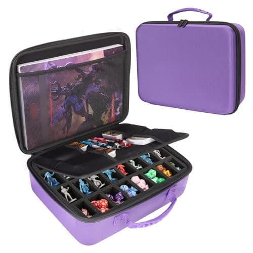 Dungeon Dice Tray Case - Green, Miniature Figurine Storage for D&D & MTG