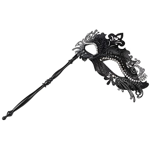 Hoshin Masquerade Mask with Stick for Women