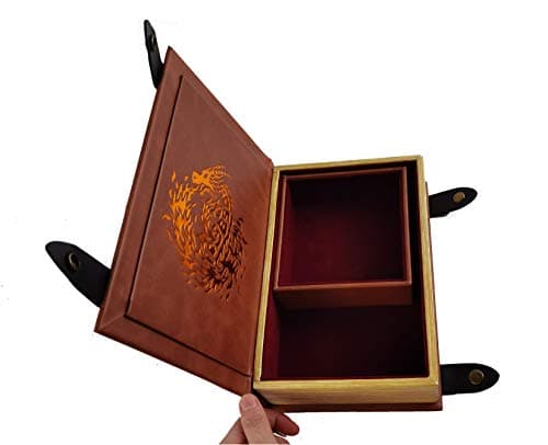 Chromatic Red Fire Dragon Magic Book Tray for Tabletop RPGs