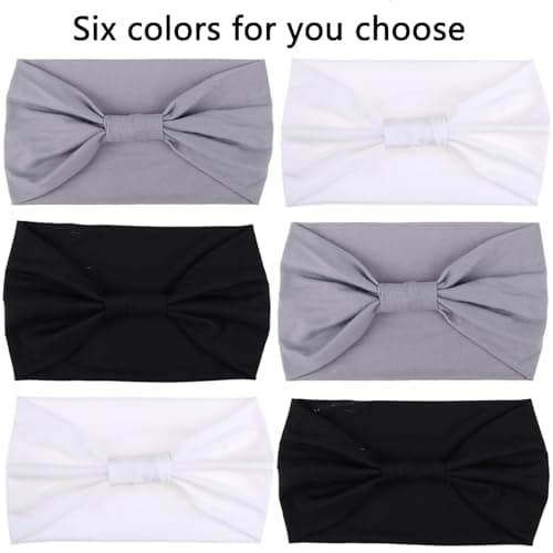 XTREND 4 Packs Wide Elastic Knotted Headbands Bohemian Style+='