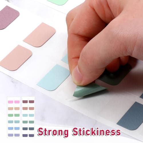 240pcs 1 inch Sticky Annotation Tabs for Books and Files