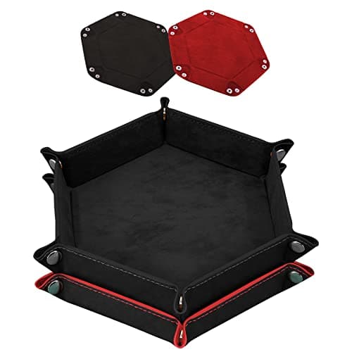SIQUK 2 Pieces Dice Tray for Dice Games