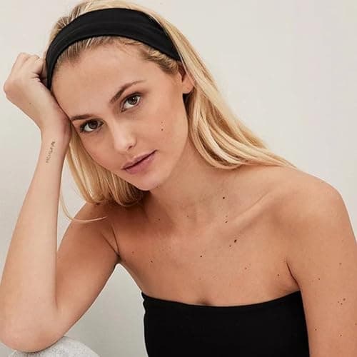 10 Pack Non-Slip Sport Headbands for Women, Soft Stretchy Yoga & Outdoor Exercise Hair Bands