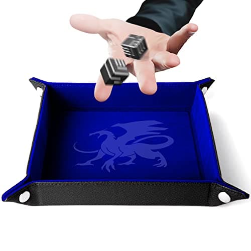 AKO Dice Purple Velvet Tray for RPG, DND, and More