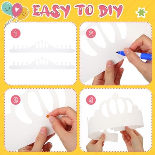 DIY Birthday Crowns for Classroom and Baby Shower