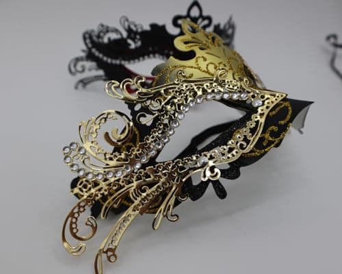 Pretishows Couple Venetian Masquerade Mask Set