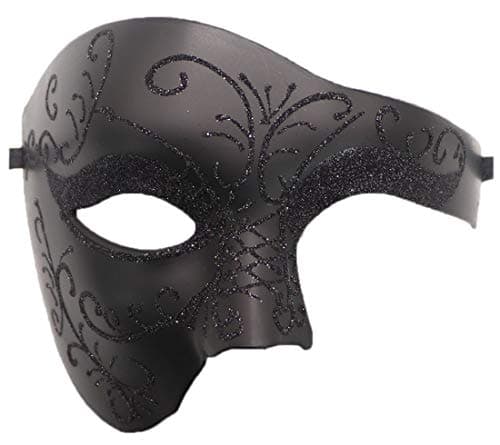 Coolwife Phantom of the Opera One-Eyed Masquerade Mask Costumes