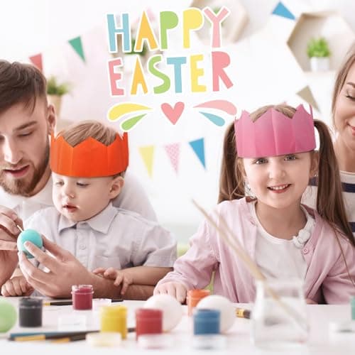 Fainne Tissue Paper Crowns Christmas Crackers for Family DIY Crafts