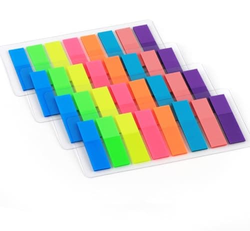 1200pcs Colorful Macaron Writeable Book Tabs for Files & Notebooks