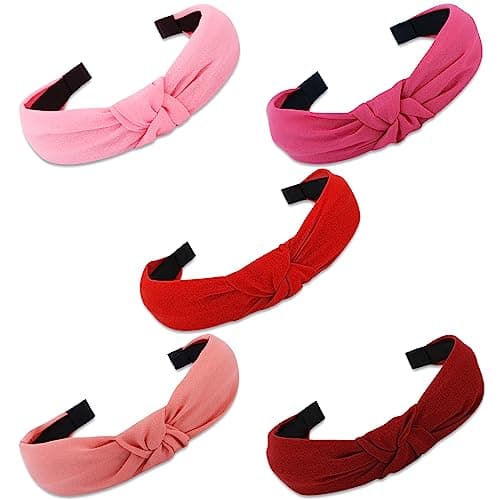 Women & Girls Stylish 5PCS Knotted Headbands