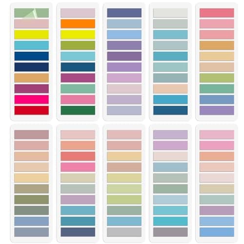 Koogel 2000PCS Writable Page Tabs for Notebooks & Annotation
