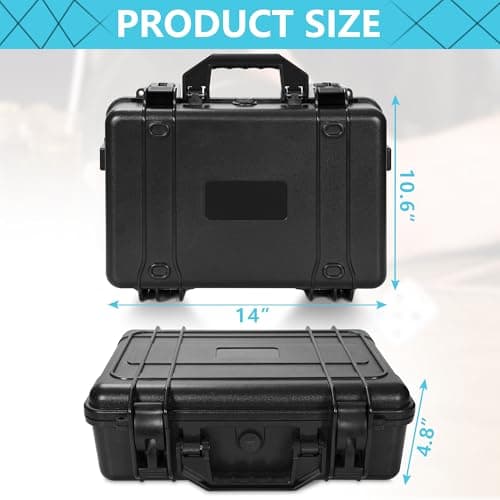 Sturdy 24 Slot Dice & Figurine Organizer Case, Perfect for Collectors and RPGs