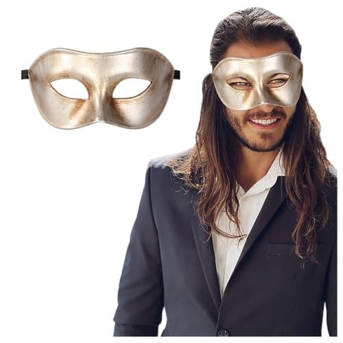 Antique Look Masquerade Mask for Men Halloween & Events