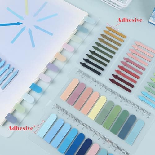 Morandi Sticky Tabs for Annotating Books - Aesthetic Sticky Notes for Office & School