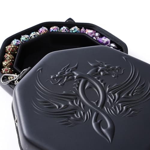 Twin Dragon Dice Tray - Perfect for D&D and RPG - Protect Your Dice