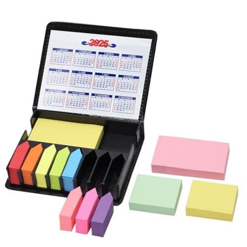 Sticky Notes Tabs for Page Markers, 2000 Piece Colored Book Tabs, PU Box (300g)