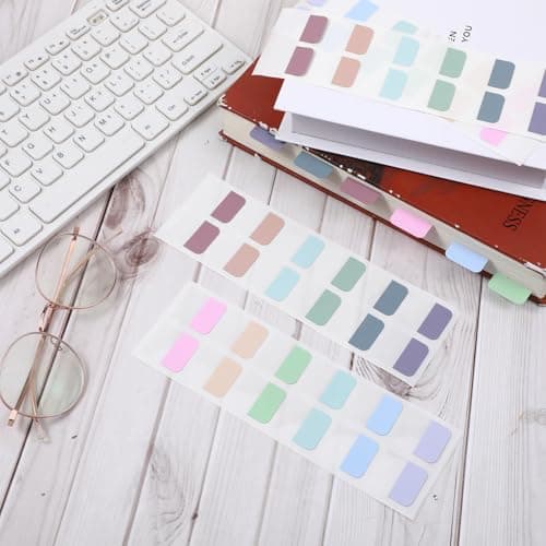 240pcs 1 inch Sticky Annotation Tabs for Books and Files