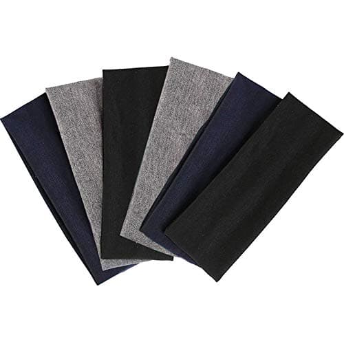 DERAYEE Women's Yoga Hair Bands, 12 Colors Soft Elastic Workout Headbands