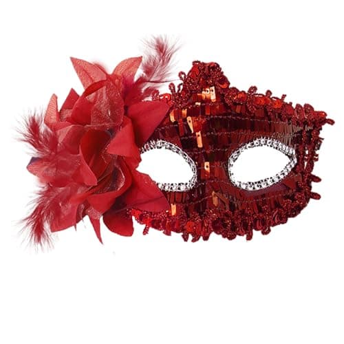Men's & Women's Shiny Masquerade Masks for Halloween Party Prom