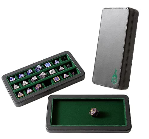 Forged Dice Co. Reliquary Divided Dice Case with Dice Tray for Polyhedral Dice Sets