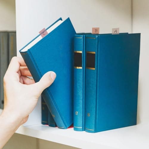 Lurrose 2400pcs Transparent Page Markers Writable & Repositionable for File Classification
