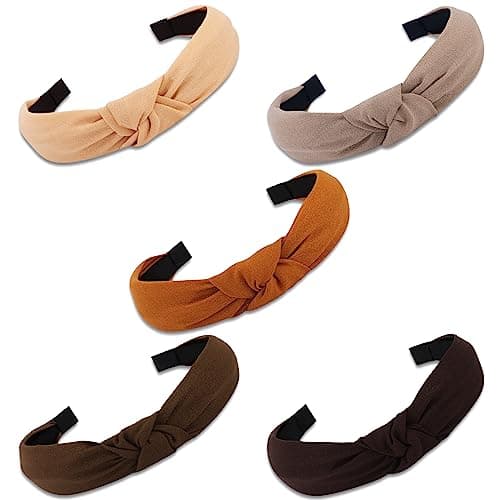 Women & Girls Stylish 5PCS Knotted Headbands