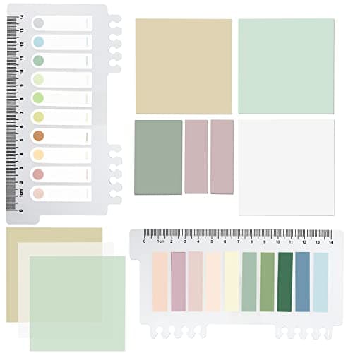 ONEDONE Transparent Sticky Notes - 700 Sheets for Book Marking