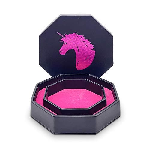 Norse Foundry Purple Dragon 8" Octagon D&D Dice Tray - Storage Lid Included