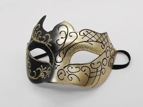 GIRCSS Couple's Venetian Mask for Halloween & Mardi Gras Party Ball Prom