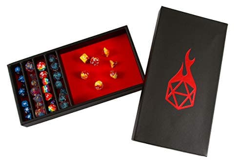 Forged Dice Co. Dual Dice Tray with Staging - Gray - Perfect for D&D and RPG Gaming