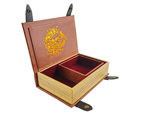 Chromatic Red Fire Dragon Magic Book Tray for Tabletop RPGs