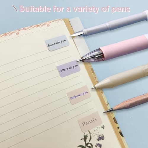 Potanro 720pcs Colorful Writable Book Tabs for Notebooks & Filing