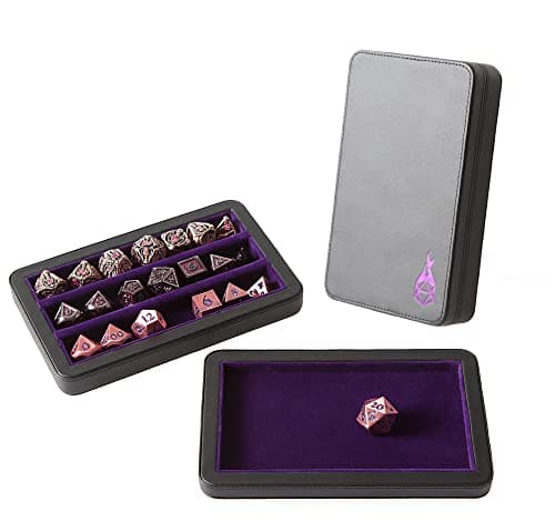 Forged Dice Co. Premium 3-Row Dice Case - Red
