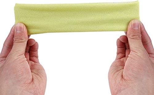 DIYASY 12-Piece Women's Fashion Yoga Headband, Soft Cotton Sweatband