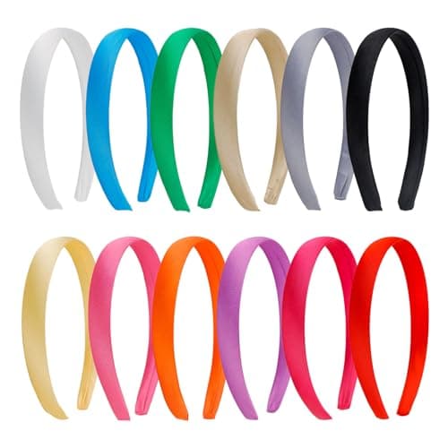 Satin Headbands for Women and Girls