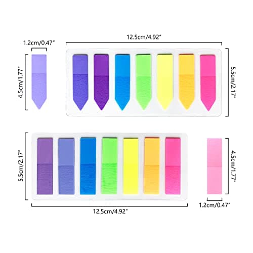 560PCS Index Tabs & Flags for Books, Pages, and Notes